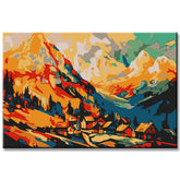 Painting by Numbers Landscape Painting Mountains
